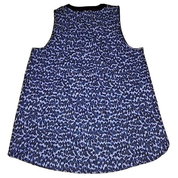 Athleta Zephyr Leopard Print Top Indigo & Black Lightweight Workout Tank Size S - Picture 4 of 6